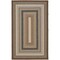 Safavieh 8 x 10 ft. Large Rectangle Braided- Brown and Multi Hand Made Rug BRD313A-8 - alternate 1